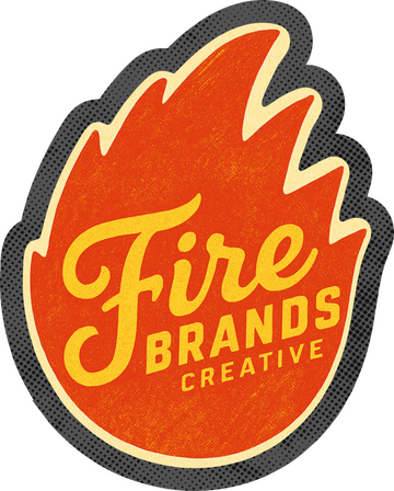 Fire Brands Creative Logo Flame-shaped logo representing Fire Brands Creative cannabis branding studio